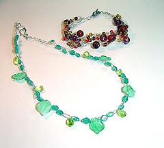 CROCHET BEAD NECKLACE