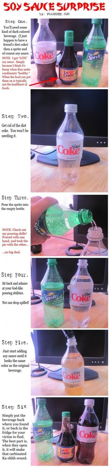 Soy sauce surprise