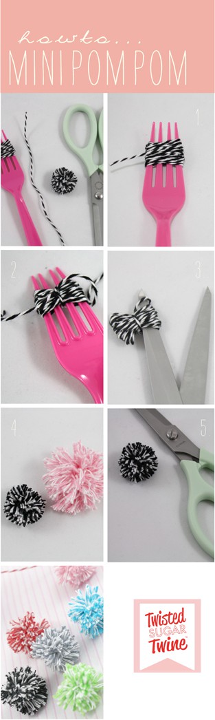 Mini Pin Pom Make a Mini Pom-Pon – Do It And How