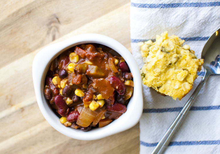 Smoky Cinnamon Spiced Bean and Pepper Chili