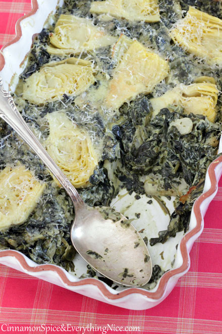 Spinach-Artichoke-Cream-Cheese-Casserole