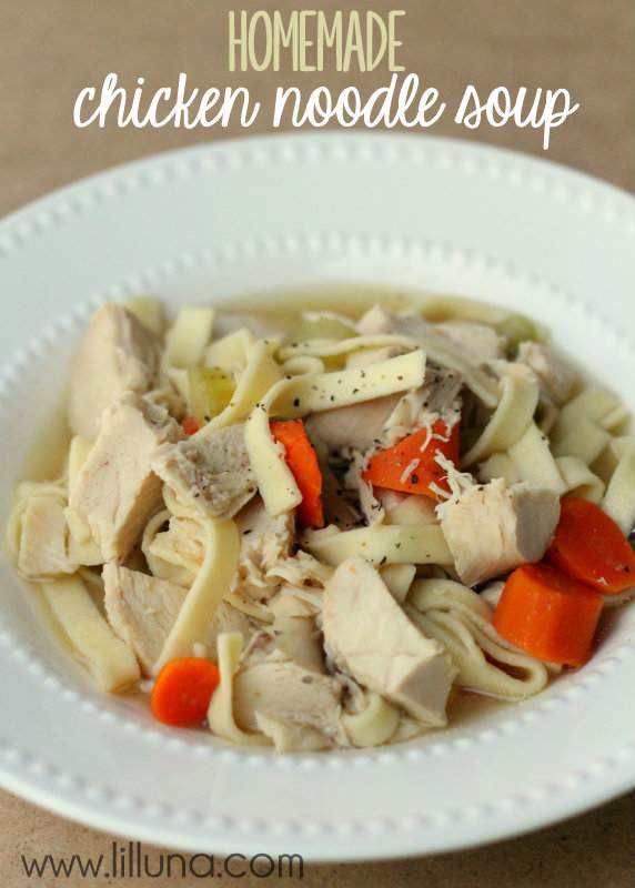 Homemade-Chicken-Noodle-Soup-recipe-on-lilluna.com-YUMMY