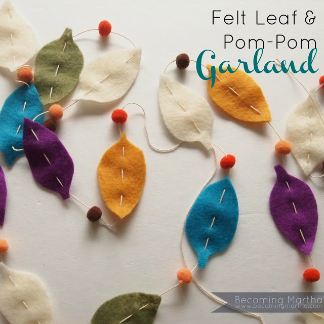 felt leaf garland main