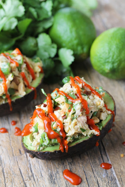 Healthy Thai Tuna Stuffed Avocado 3