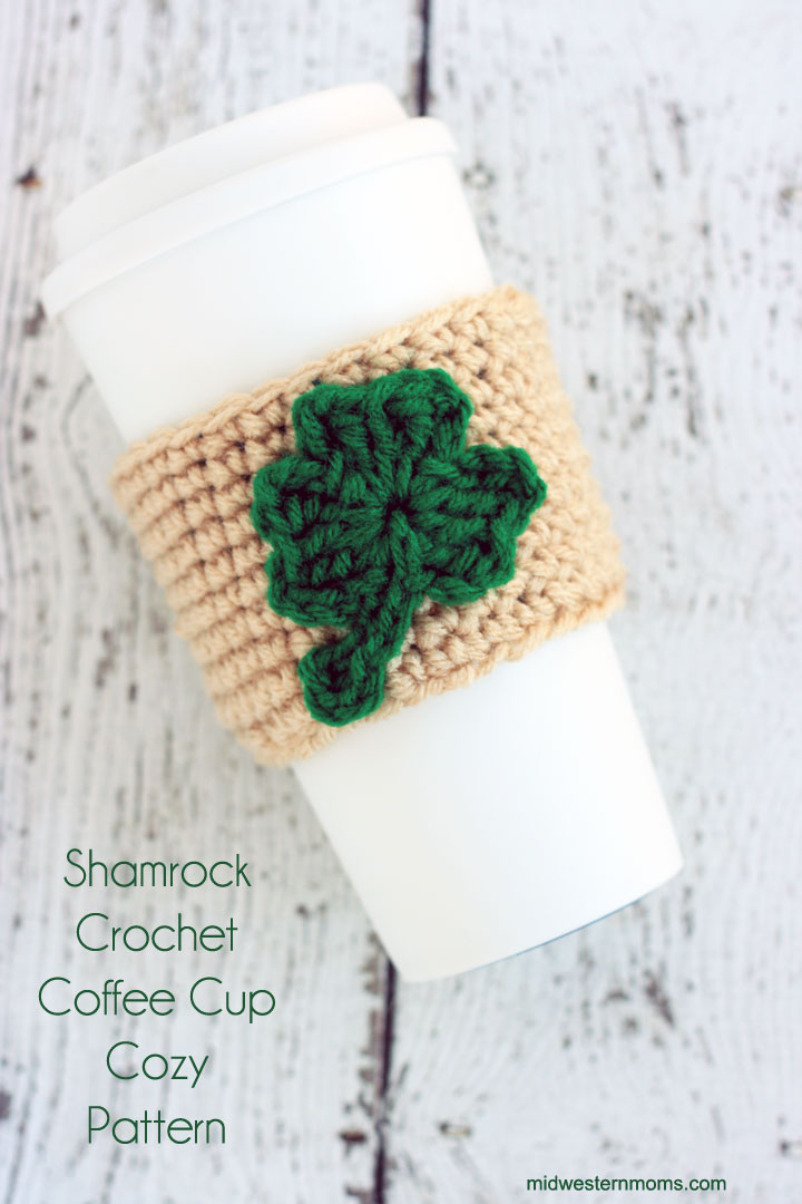 Shamrock-Coffee-Cozy