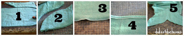how-to-make-a-mermaid-towel