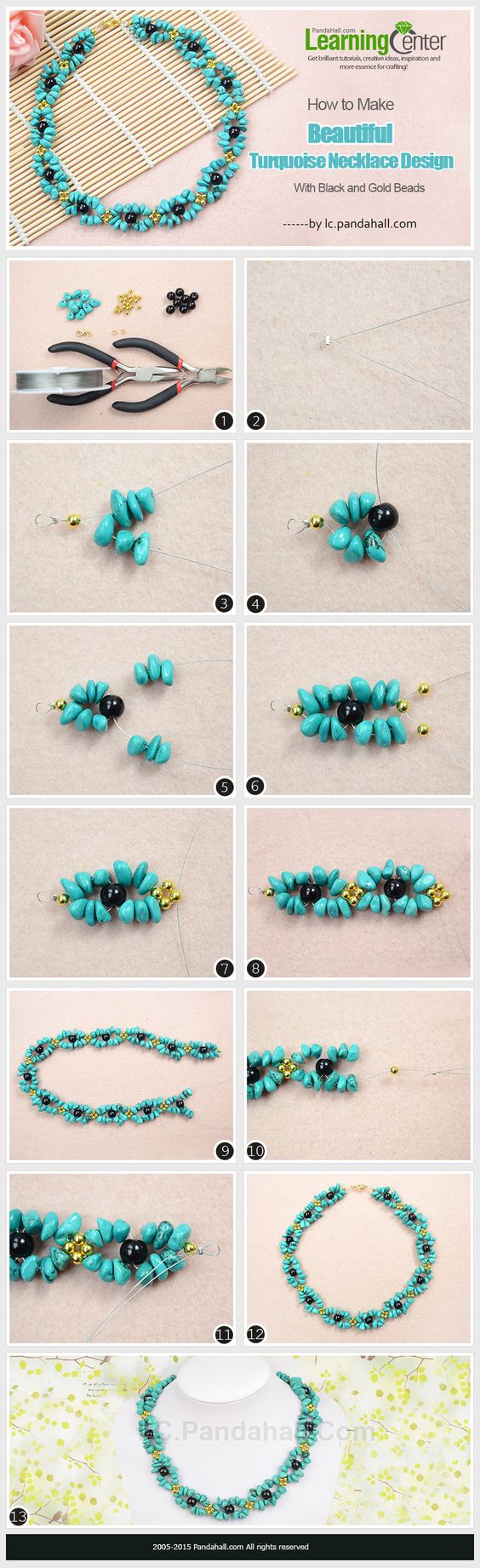Turquoise Beaded Necklace – Do It And How