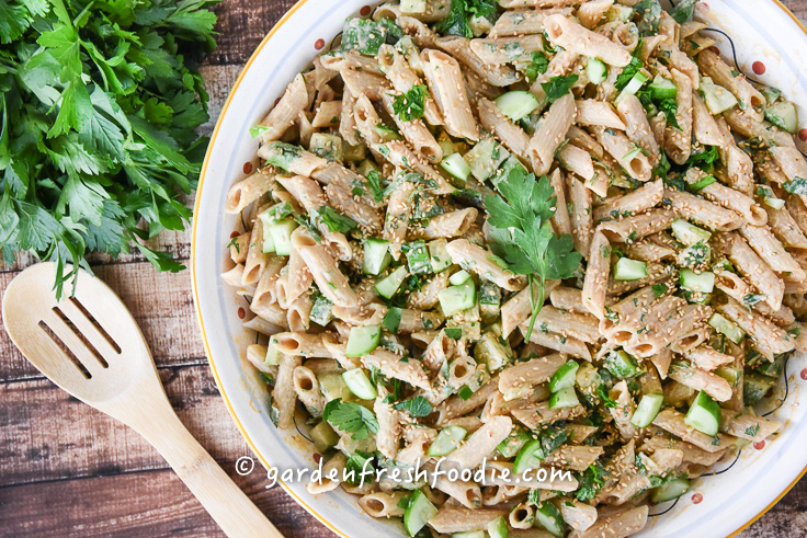Tahini Pasta Salad