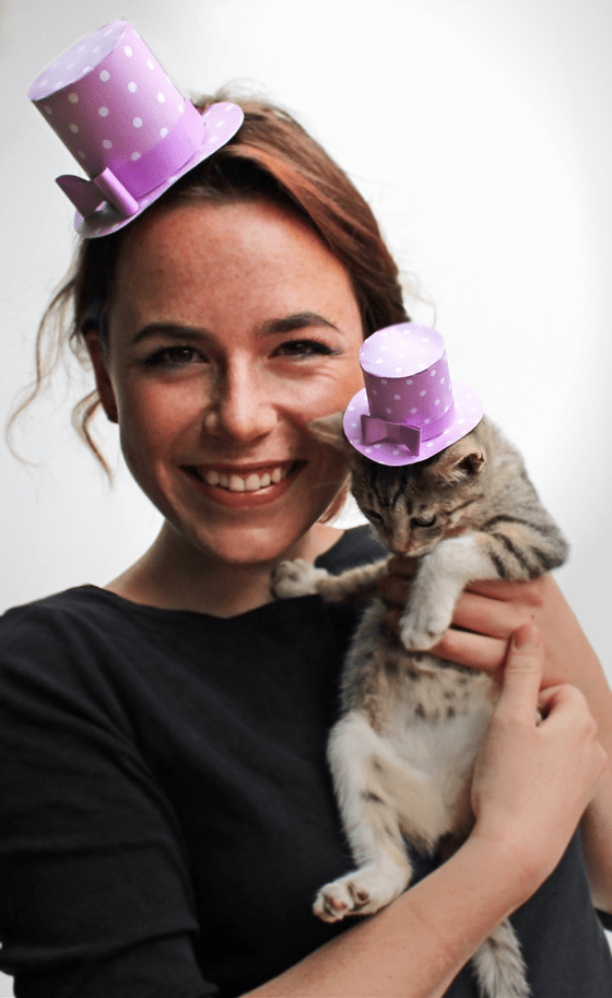 polka-fascinator-kitty-paper-hat