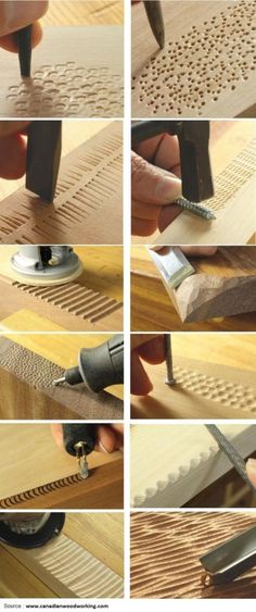 Texturing Wood Techniques – Do It And How