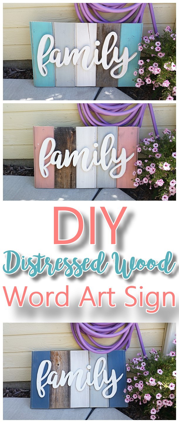 DIY-Family-Word-Art-Sign-Woodworking-Project-Tutorial-Technique-for-New-Wood-Distressed-to-look-like-weathered-Barn-Wood-Do-it-Yourself-Home-Decoration