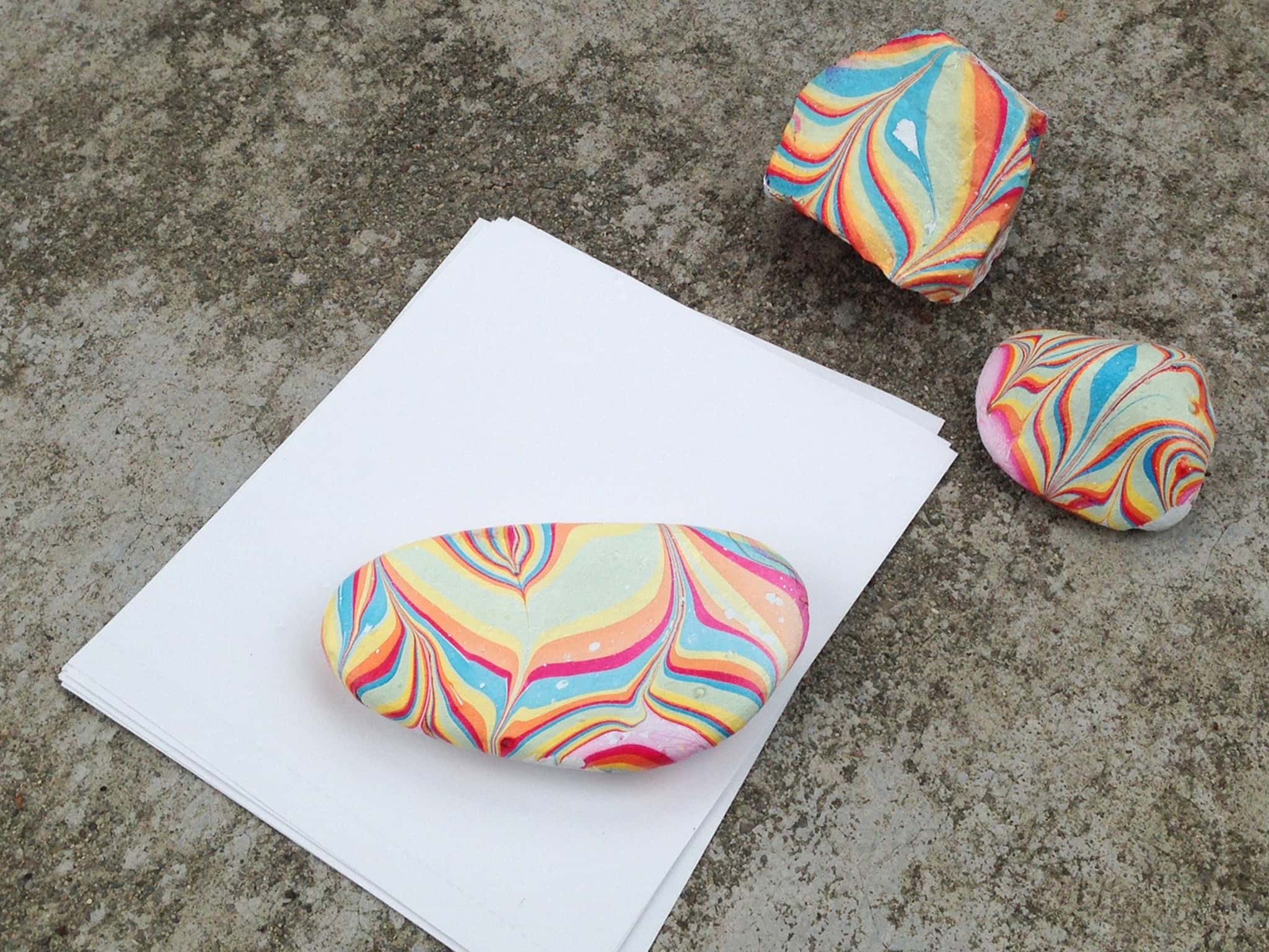Marbled Paperweights Marbled Paperweight – Do It And How