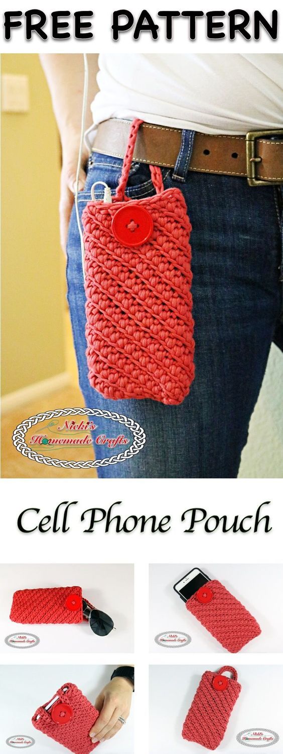 Crocheted Cell Phone Case  Do It And How