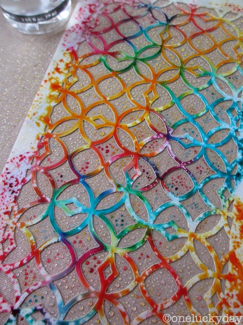 Watercolor Stencil Pressing – Do It And How
