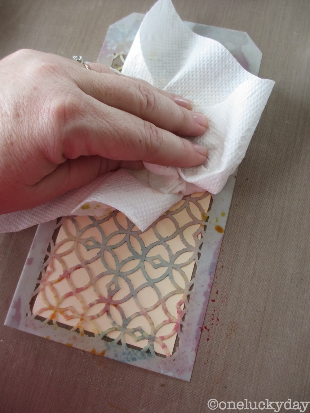 Watercolor Stencil Pressing – Do It And How
