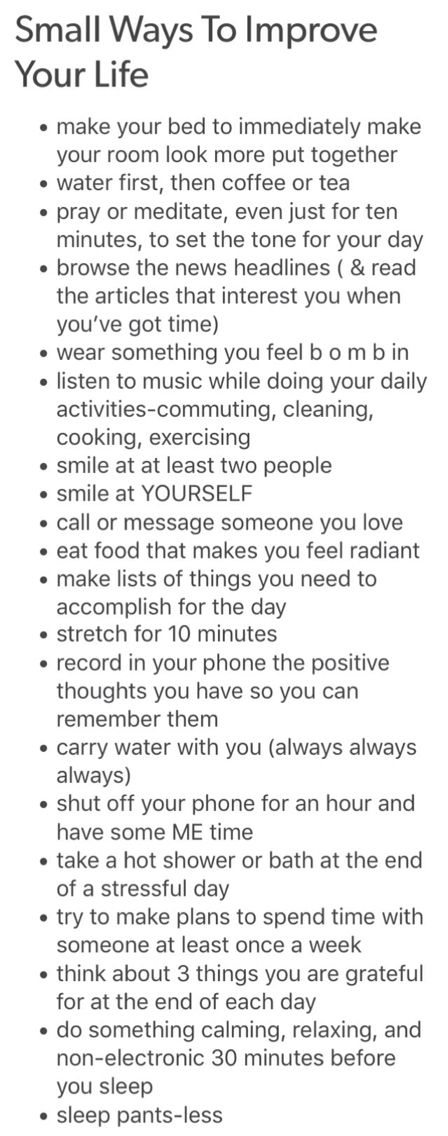 Small Ways to Improve Your Life – Do It And How