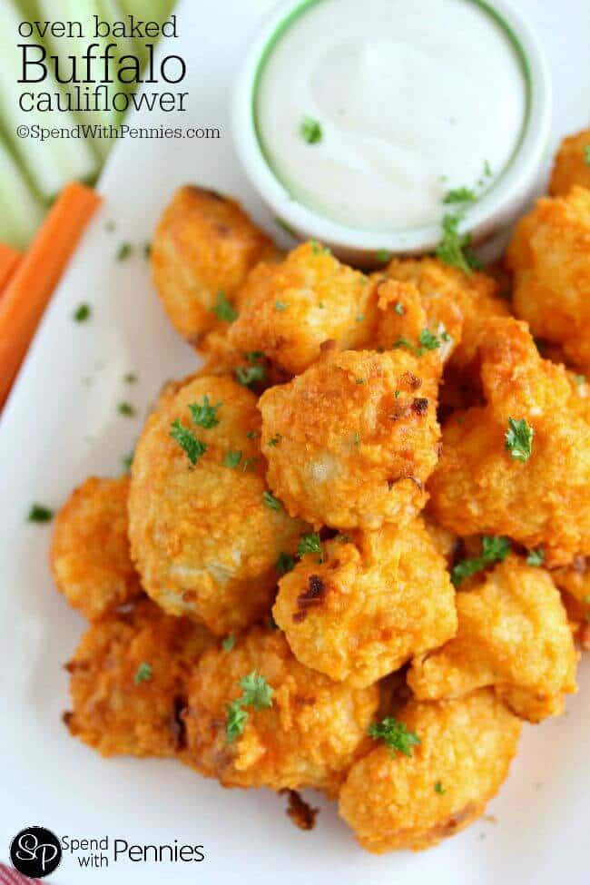 Oven-Baked-Buffalo-Cauliflower