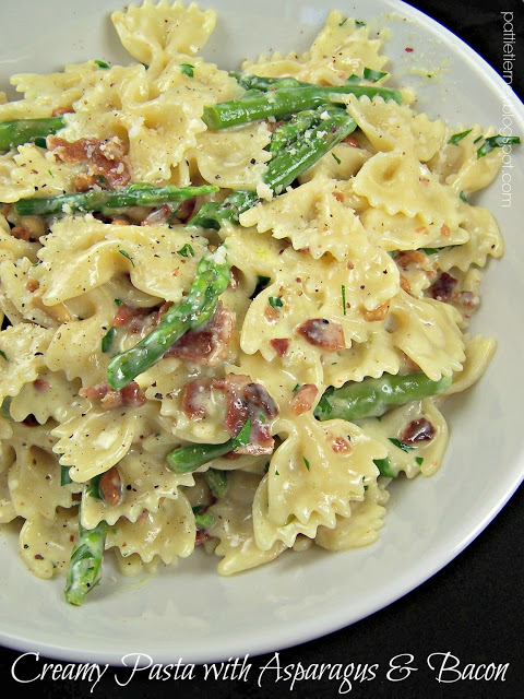 Creamy Pasta with Asparagus & Bacon