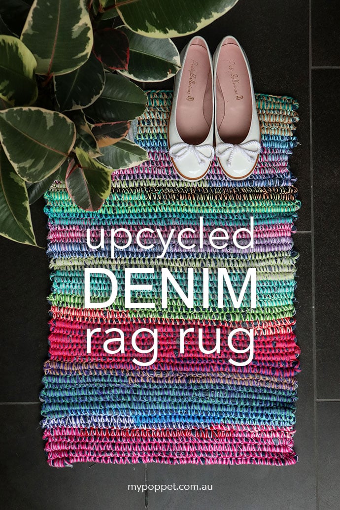 Denim Rag Rug Instructions Up-cycled Denim Rag Rug to Crochet – Do It And How