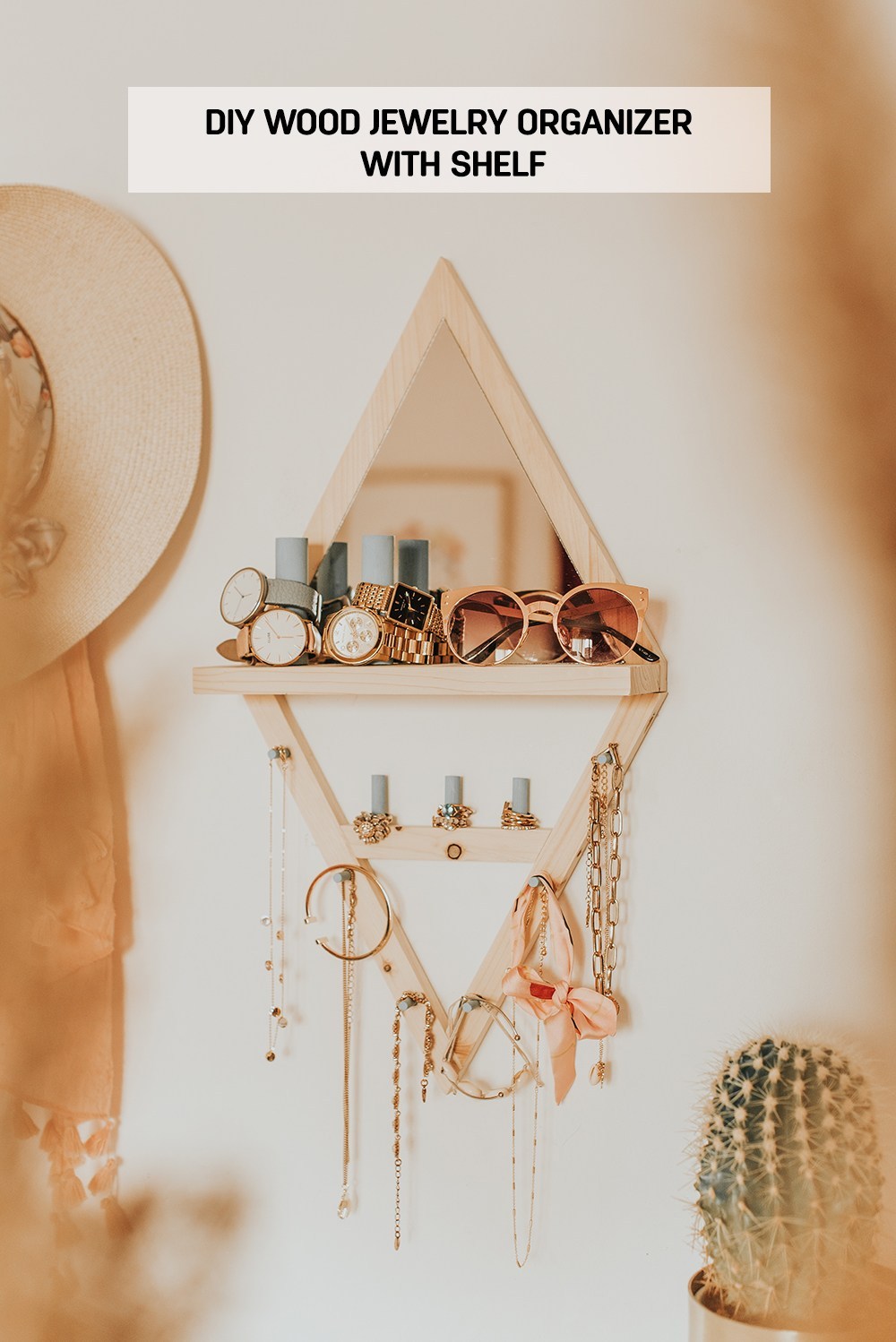 DIY-Wood-Jewelry-Organizer-With-Shelf-main