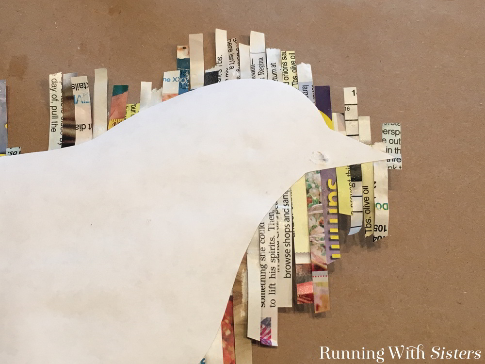 Magazine-Strip-Bird-Wall-Art-Step-2