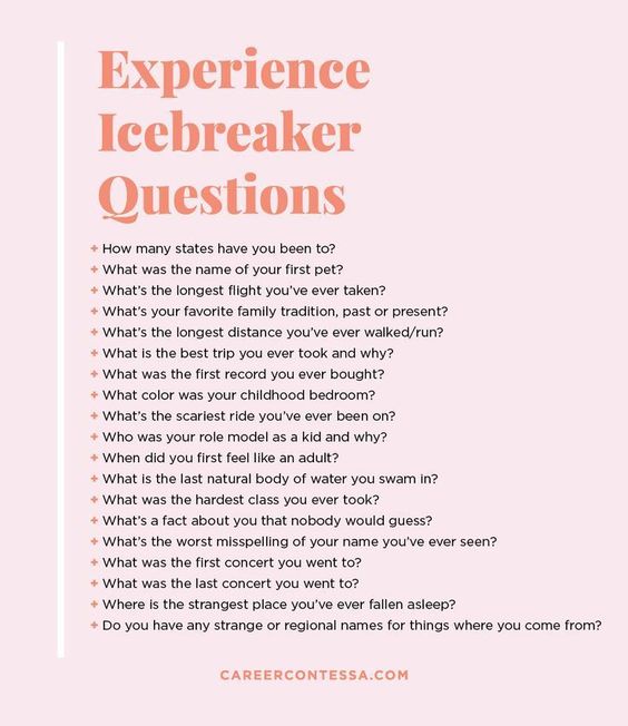 Icebreaker Questions – Do It And How