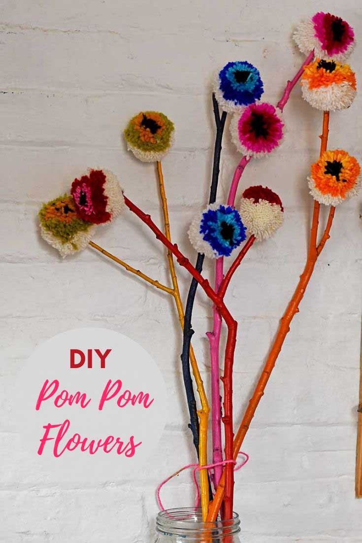 Rainbow-DIY-pom-pom-flowers-pin-3