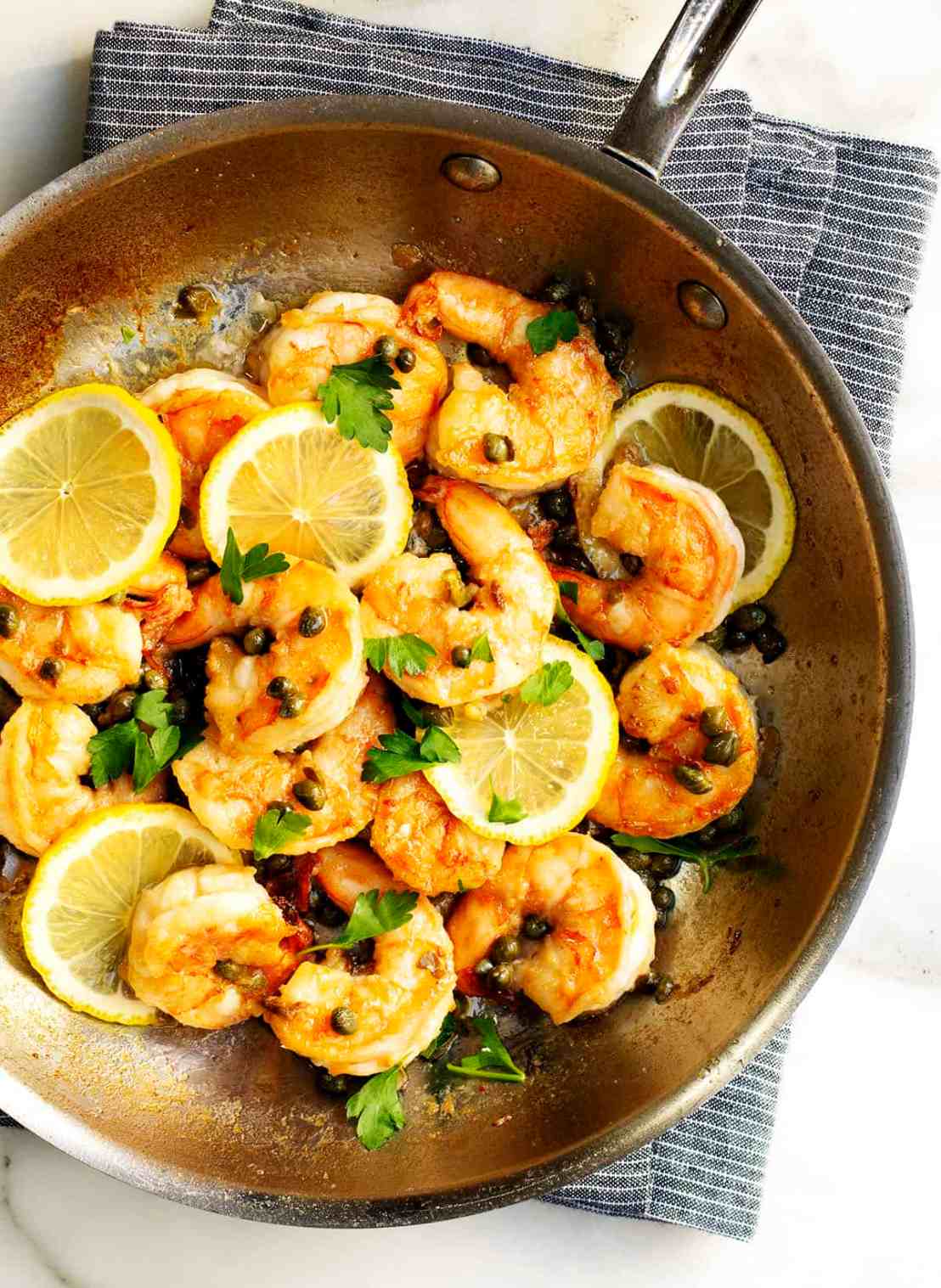 Shrimp-Piccata