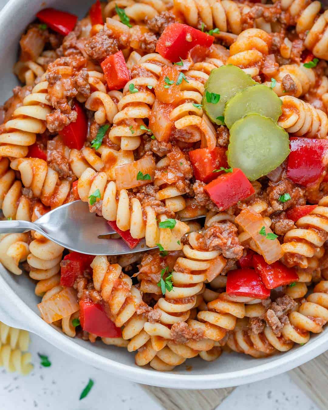 Cheeseburger-Pasta-9